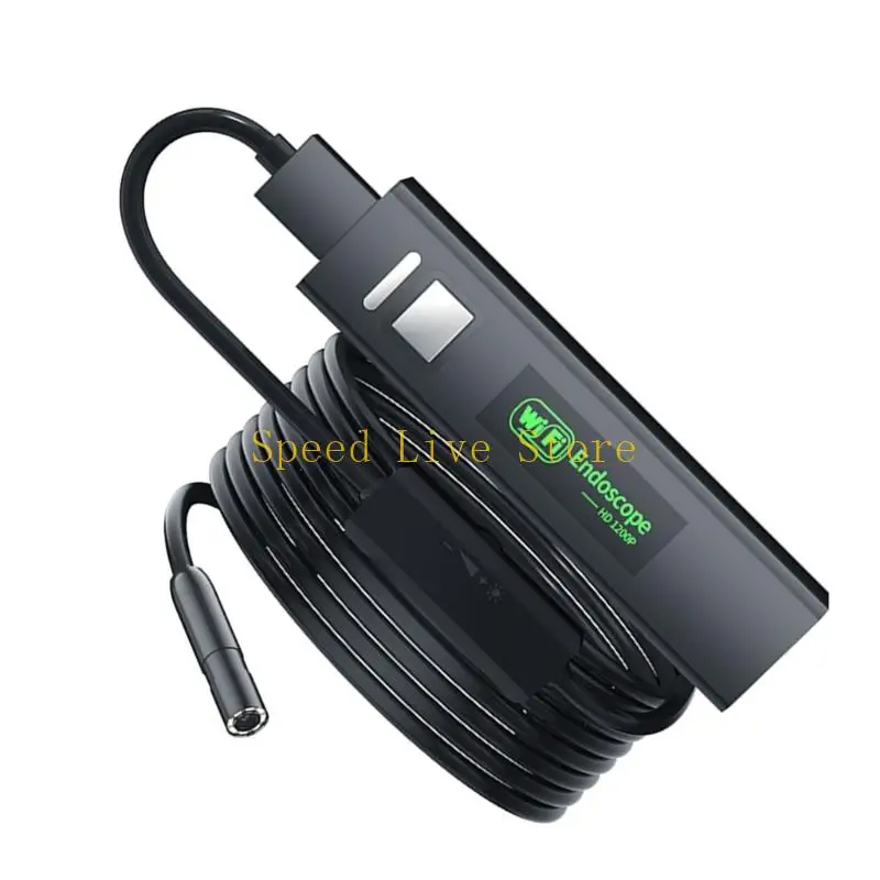 8개의 LED 조명이 장착된 547C WiFi 내시경 카메라, 스마트폰용 1200P 뱀 내시경