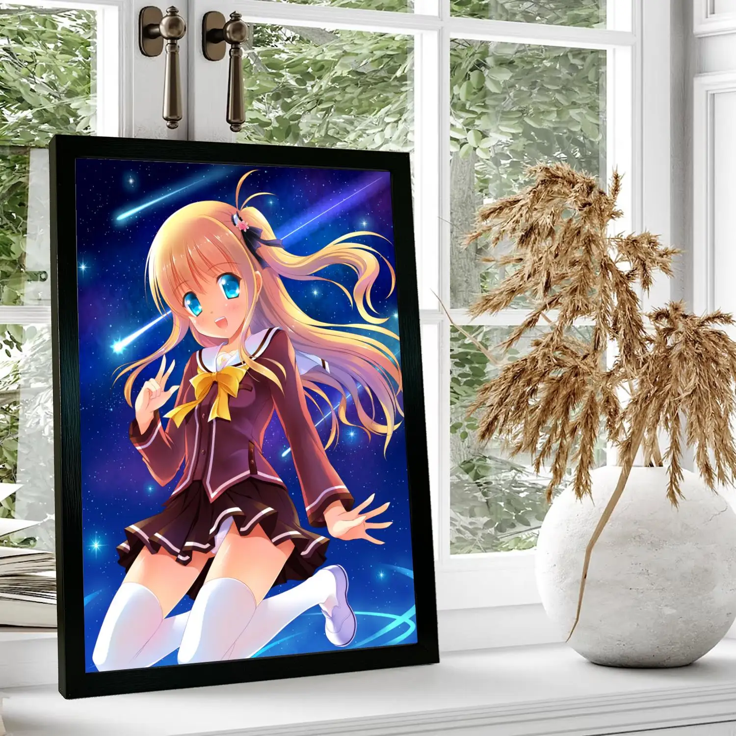 Charlotte Anime Canvas Art Poster and Wall Art, Picture Print