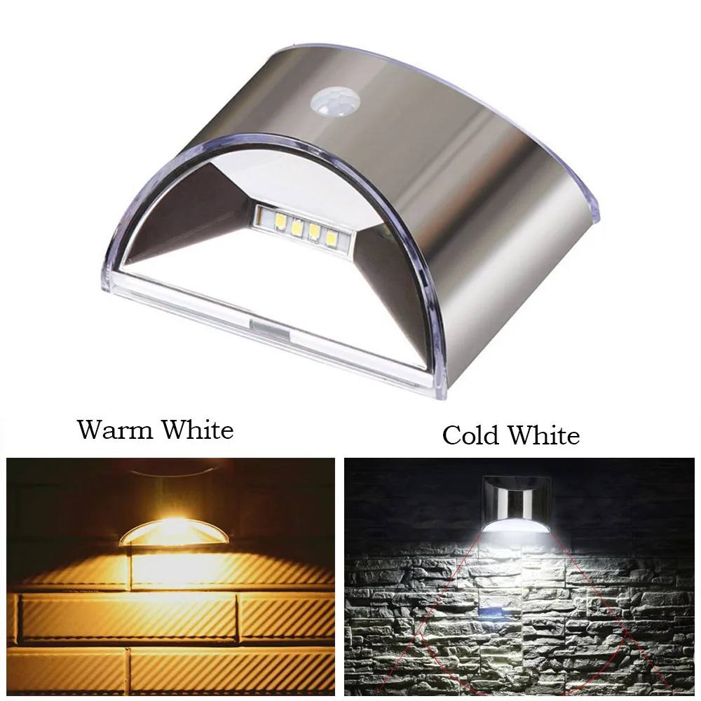 

Solar LED Light Outdoor Solar Wall Lamp Waterproof Solar Powered Sconce Lights for Garden Fence Stair Step Patio Yard Decoration
