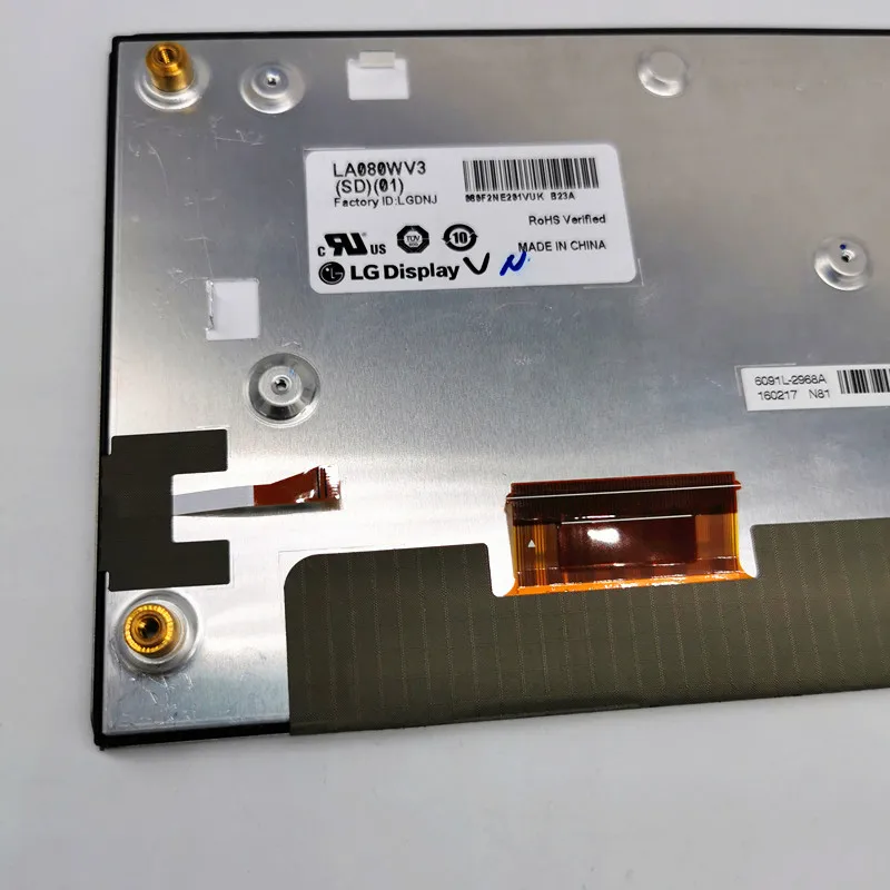 8 inch LA080WV3-SD01 LA080WV3(SD)(01) LCD Panel Display for Car Central display screen GPS Automotive Naviation LCD screen