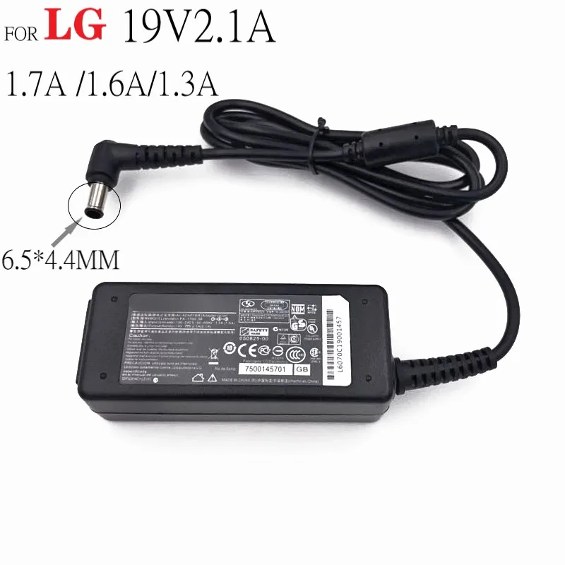 

19V 2.1A /1.6A for LG Monitor LCD TV AC Adapter Power Supply cord 32LH510 LCAP21C LCAP25B ADS-45SN-19-3 E2251S E2251T E2051S
