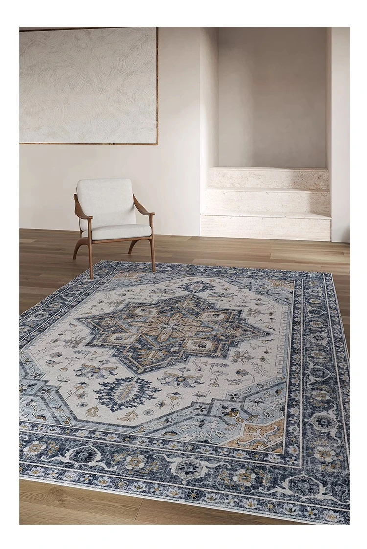 Retro Persian Type Rug Bohemian Living Room Decorative Carpet Comfortable Soft Bedroom Rug Non Slip Machine Washable Carpets 양탄자