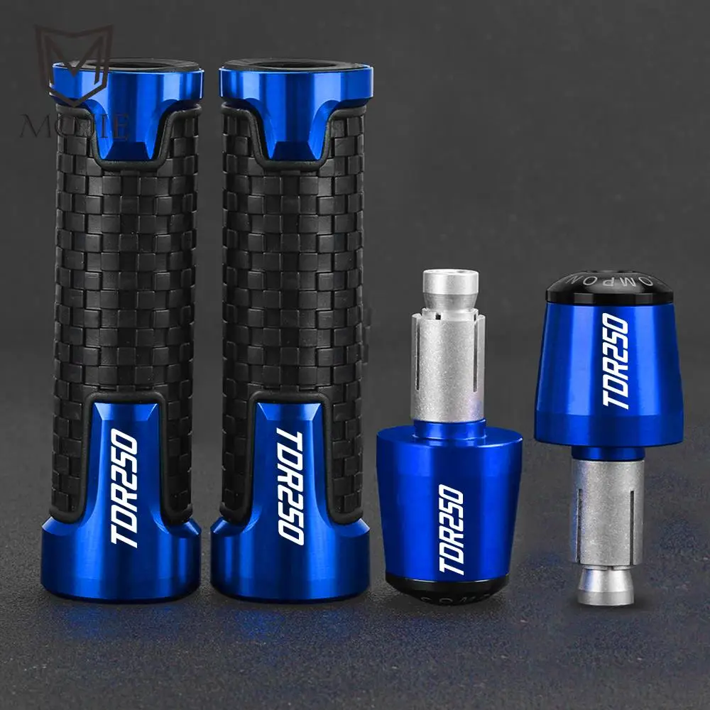 

Motorcycle Handlebar Grips Cap Weight PartsAnti Vibration Silder Plug Ends FOR YAMAHA TDR250 TDR 250 1988-1992 1991 1990 1989