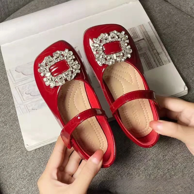 Marca Francese Bambino Scarpa In Pelle Ragazza Principessa Scarpa Ragazza Mezze Pantofole Moda Mary Jane Scarpa Morbida Suola Ragazza Scarpa Bambino P