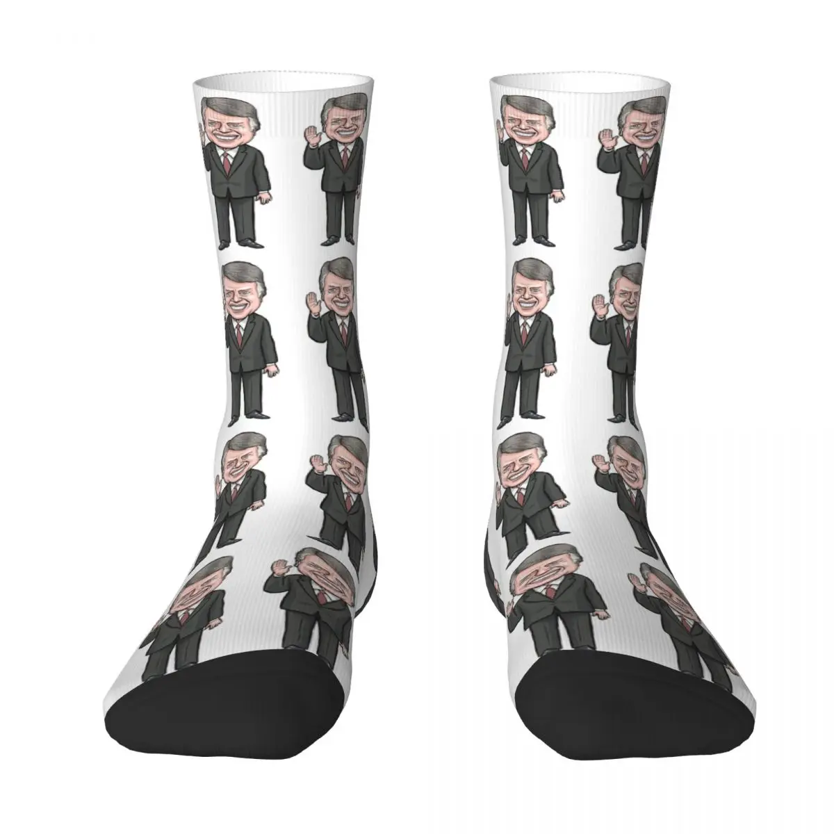 

Чулки президент Джимми Картер, высококачественные чулки Харадзюку, всесезонные длинные носки, аксессуары для мужчин и женщин, подарки