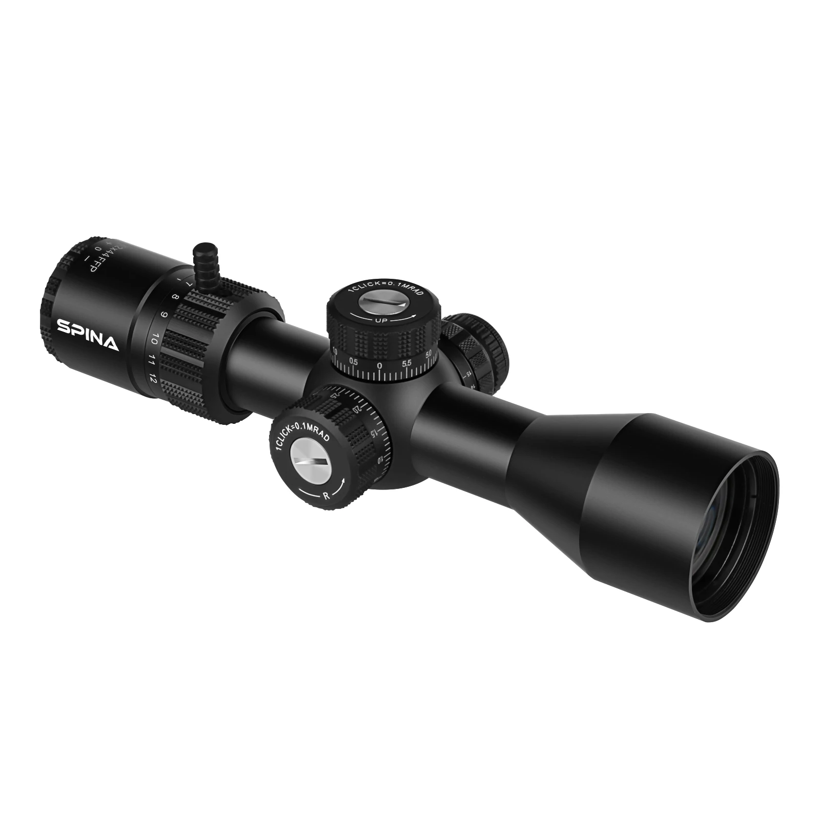HD 3-12x44 FFP Compact Rifle Scope Sight Tactical Hunting Turrets Lock Reset Side Parallax Quickly Shooting Sight SPINA OPTICS spotting scope