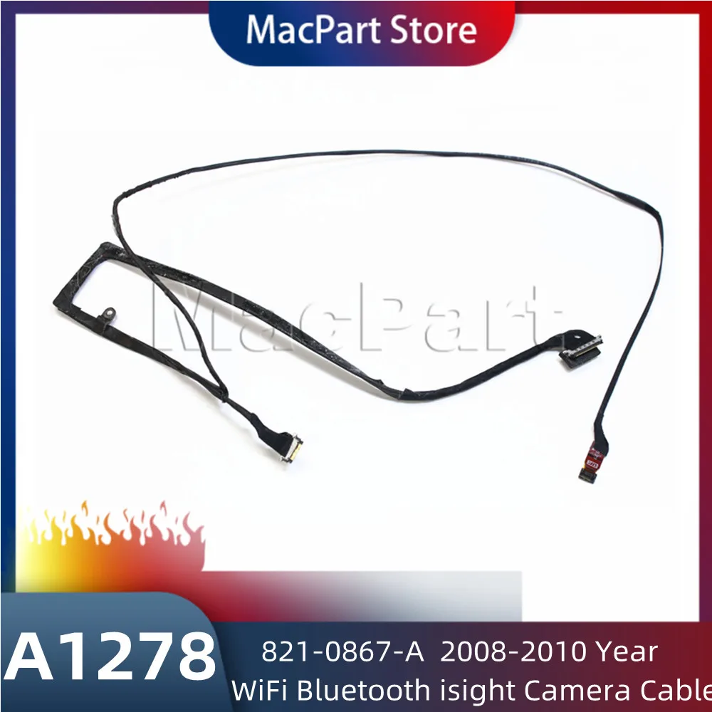 13인치 A1278에 적합한 WiFi 케이블 WiFi 블루투스 isight 카메라 웹캠 케이블 821-0867-A 2008 2009 2010
