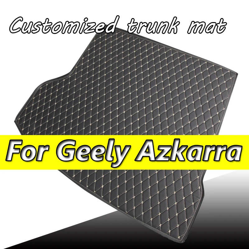 

Car Styling PU Leather Rear Trunk Mat For Geely Azkarra Atlas Pro 2020 2021 Car Boot Mat Carpet Tray Protector Auto Accessories