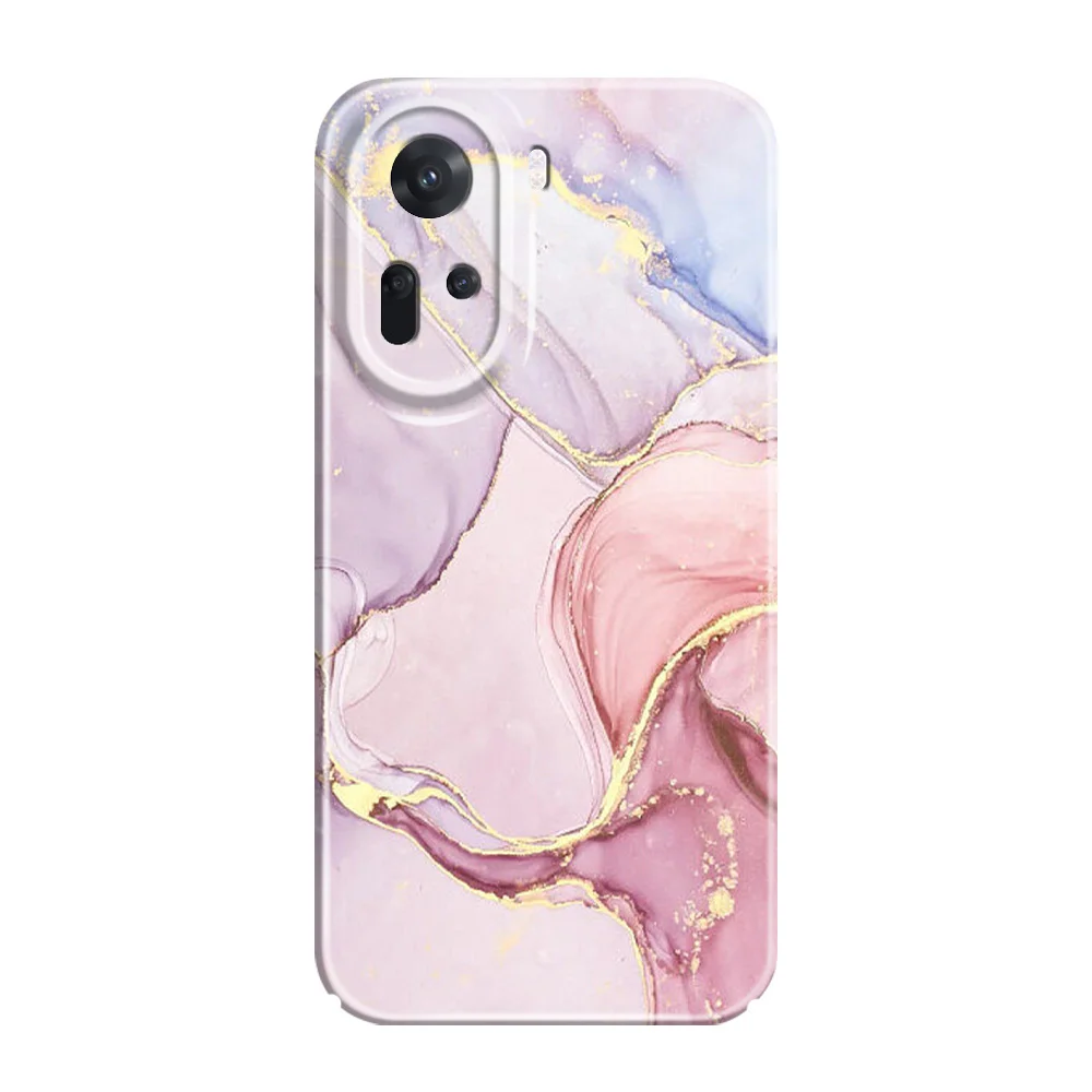 Gold Marble Design Phone Case - Elegant Hard Cover