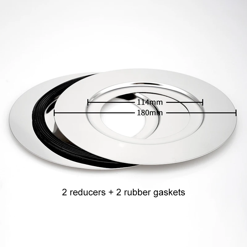 de lixo, Vegetal Washing Basin Reducer Ring, L Tamanho, 180 a 114mm