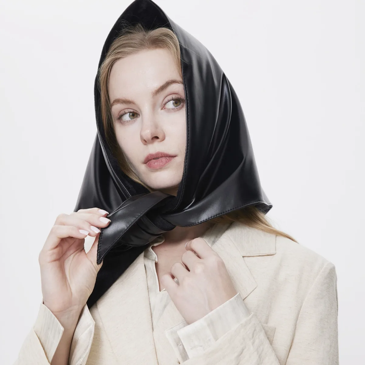 激レア】Alyx 2020AW leather Scarf Black Leather Headscarf 1017