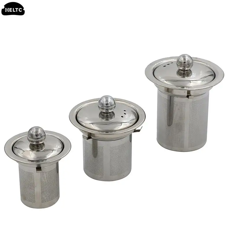 Reusable Stainless Steel Tea Strainer Mesh Infuser Basket Loose Tea Leaf Infusers Herb Filter For Mug Teapot Teaware Maker Tea Infuser Tea Strainer Tea Filter