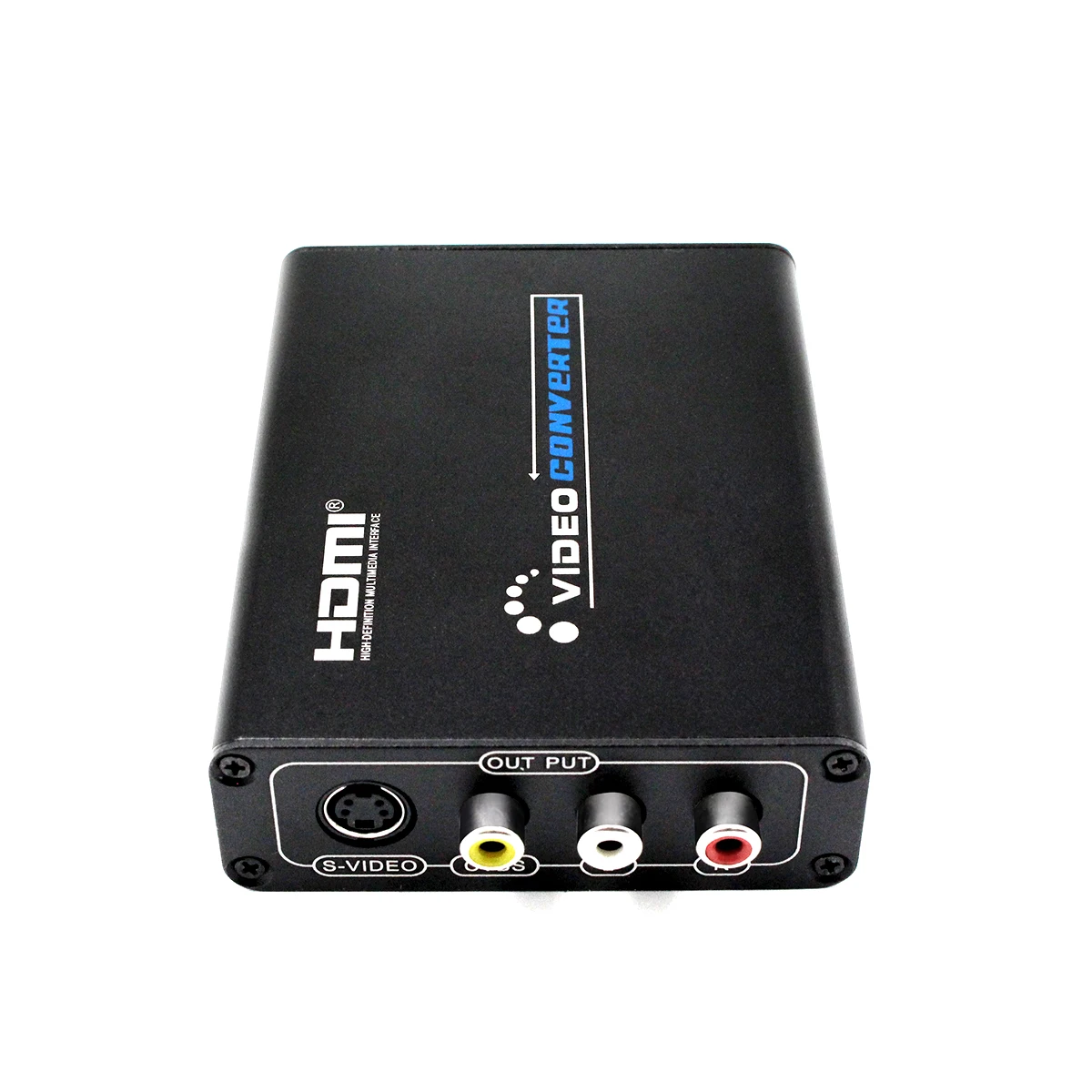 Hd zu rca av s video konverter adapter hdmi2av 1080p hd video konverter box hd multimedia schnitts telle – Detail 1