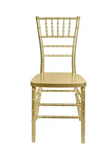 Съемный стул Chavari из акрила Тиффани с золотым спреем, 100 шт.