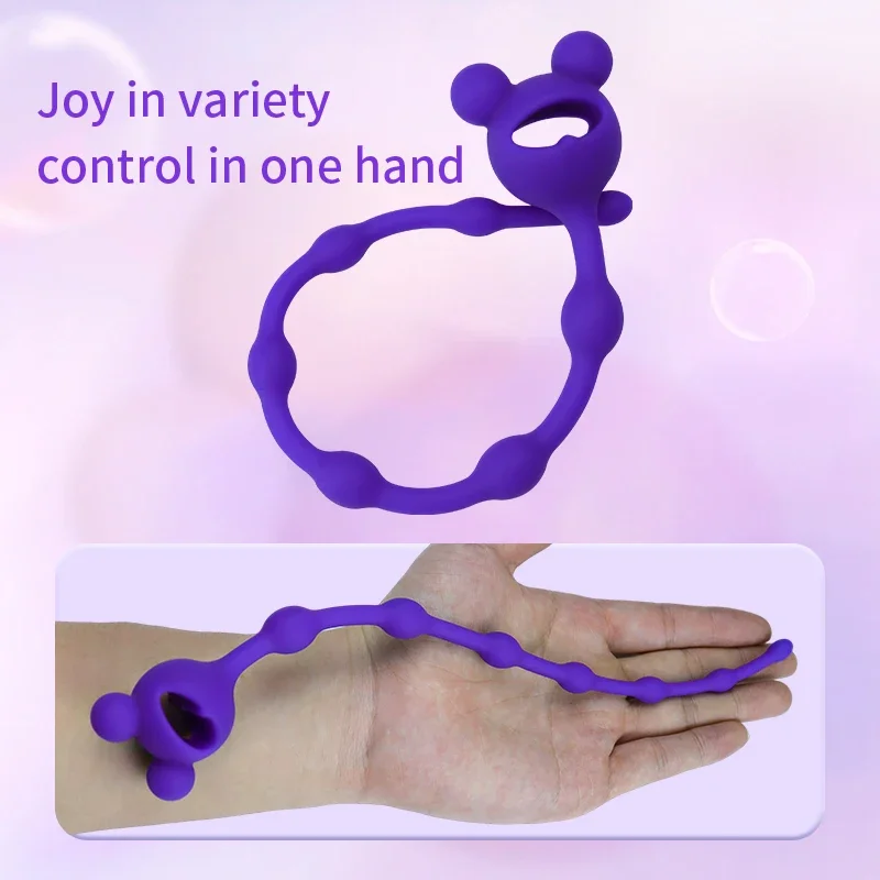 Penis Plug Silicone Urethral Dilator SM Horse Eye Stimulation Controlled Ejaculation Insert Urethra Pull Beads Sex Toys for Man penis sex toys