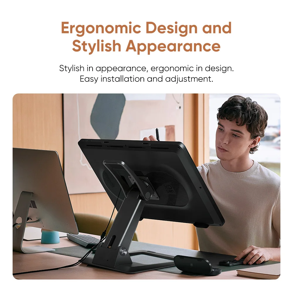 XPPen ACS15 Adjustable Stand Ergonomic Design 20-90 Degrees 14