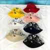 Disney Waflera Mickey Mouse Bucket Cap Autumn Cartoon Fisherman Hats Double-sided Printing Cotton Cap Birthday For Kids Gifts 1