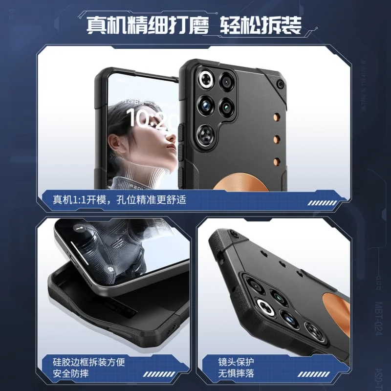 Enhanced Heat Dissipation Magnetic Phone Case - Heavy Duty Shockproof Cover