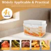 Pickle Jar Plastic Press Fermentation Container For Gherkin Sauerkraut Olive And Kimchi Storage Container And Fermentation 6