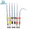 6 PCS Dental Blue Reciprocate Endodontic Files Niti Rotary Root Canal Files Heat Activated 21mm/25mm 1