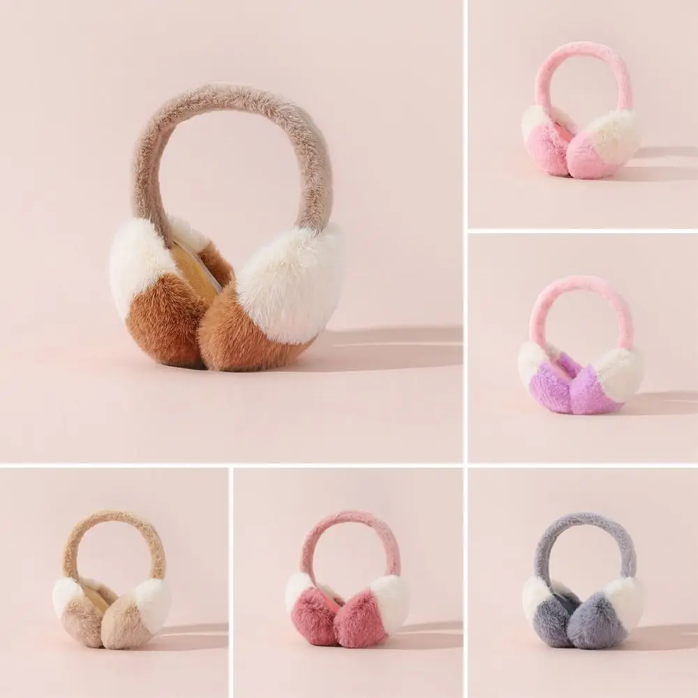 

Plush Earmuffs Portable Foldable Winter Warm Ear Warmer Soft Cold Protection Ear Cover Outdoor