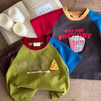 2025 été enfants T-Shirt vêtements bébé mode imprimé à manches courtes T-Shirts hauts enfants garçons filles col rond Patchwork T-Shirts 2