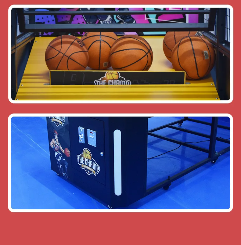 Ordinary folding basketball machine _12