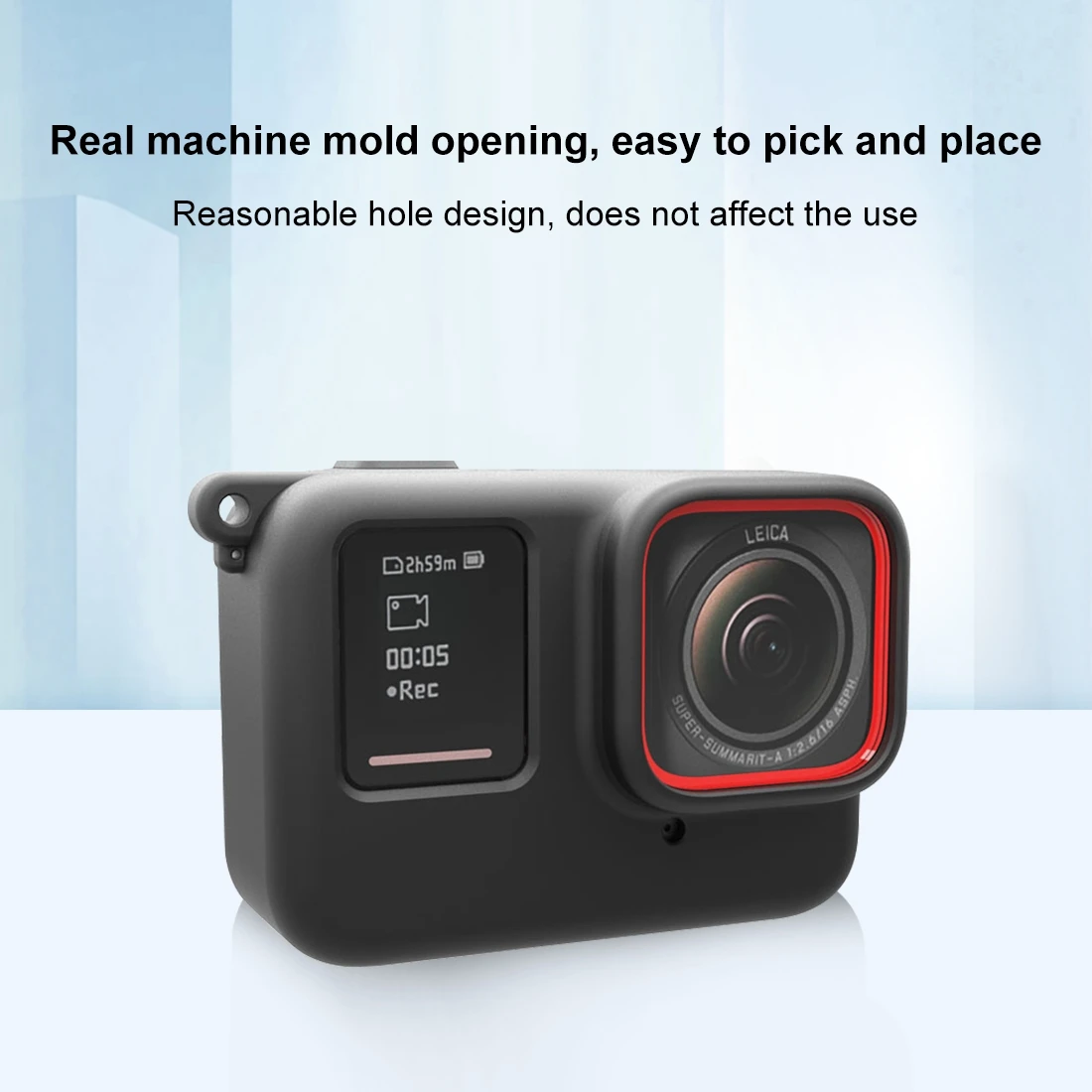 PULUZ Body Silicone Protective Case with Lens Cap For Insta360 Ace Pro Protective Case