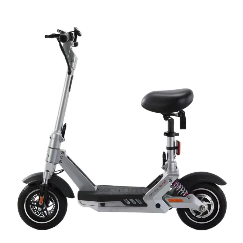 MFBEE Verstelbaar zadel voor elektrische scooter, klapstoel, universeel scooterzadel, in hoogte verstelbaar, 52 cm tot 65 cm
