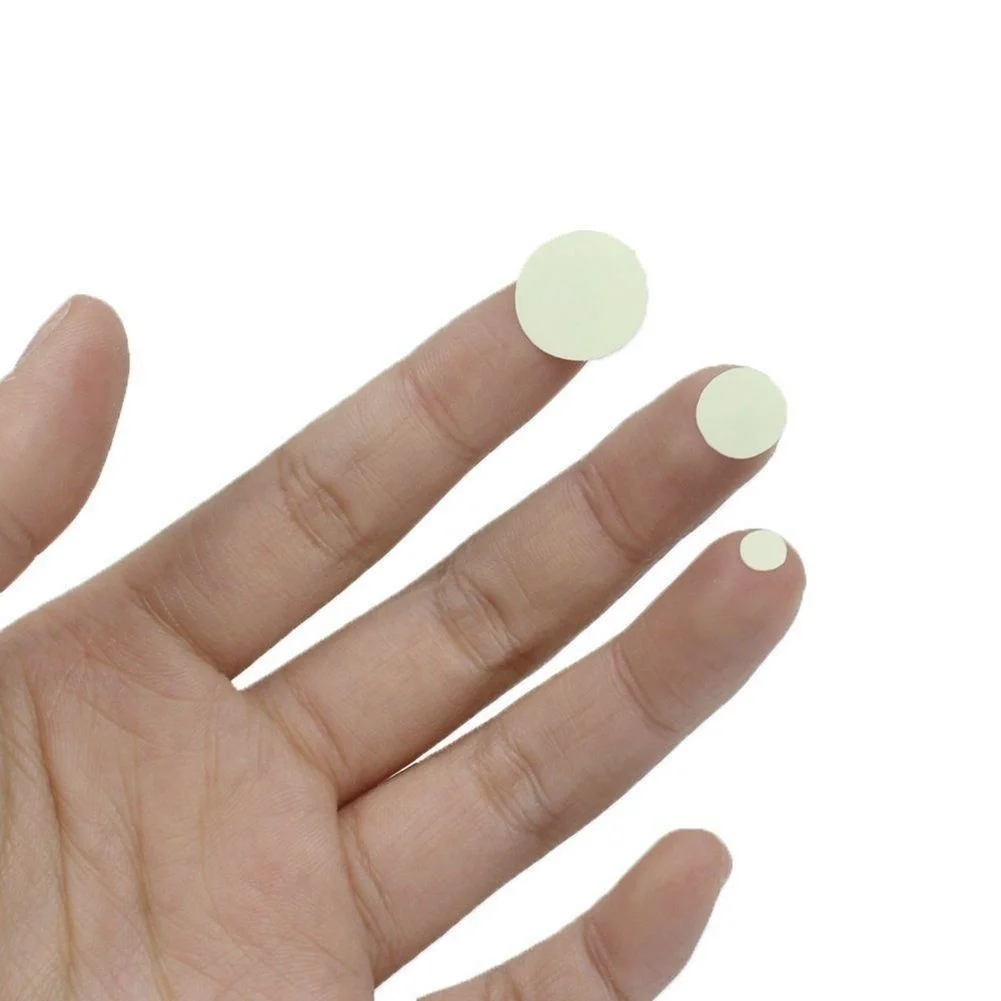 Assorted Sizes Clear Round Stickers, Multi-Purpose Transparent Dot Stickers For Crafts Labeling Scrapbooking Office Organization