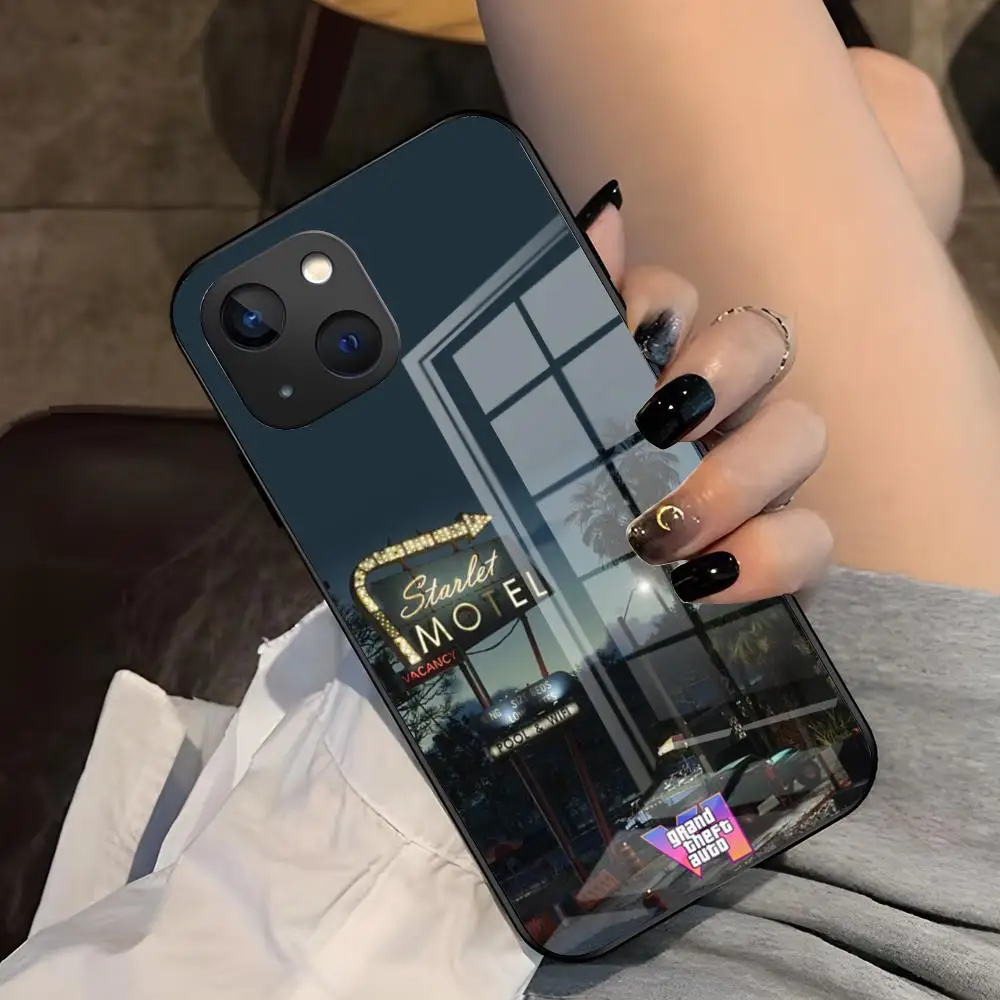 Premium Glass Cover Phone Case - Shockproof and Stylish Design