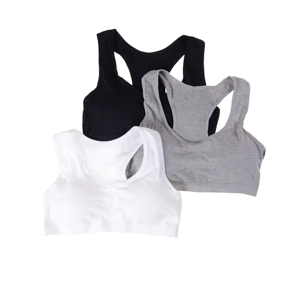 1 PC Cotton Sports Bra High Breathable Top Fitness Women Padded for Running Yoga Gym Seamless Crop Bra women