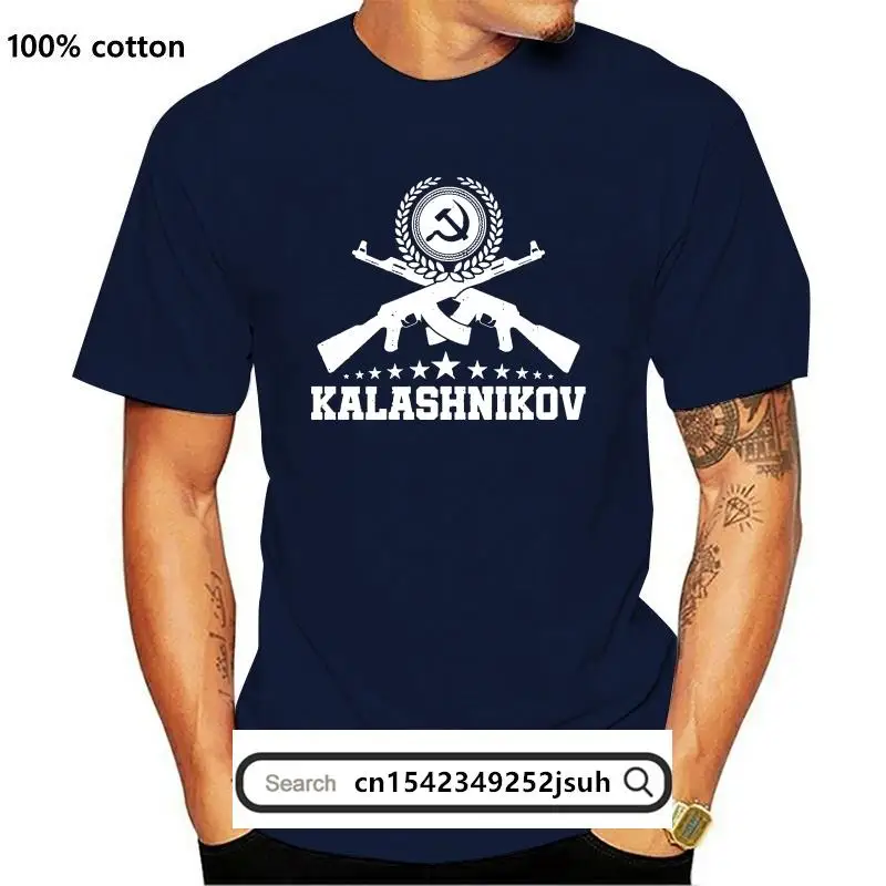 New Soviet Kalashni Kov Ak 47 Ussr Russian Gun T Shirt Knitted Cotton new-soviet-kalashni-kov-ak-47-ussr-russian-gun-t-shirt-knitted-cotton