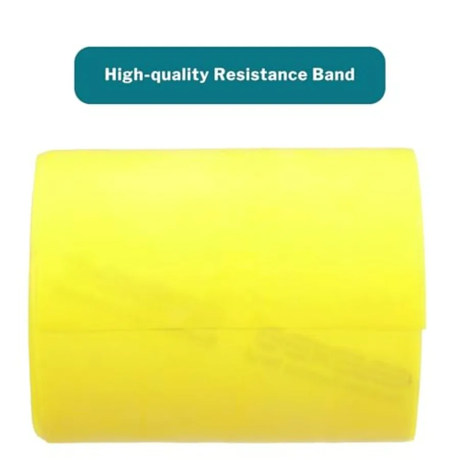 Can Do Exercise Resistance Band - Workout Bands for Physical Therapy - Yellow, Extra Light Resistance - 5 in x 50 yd, 1 Count