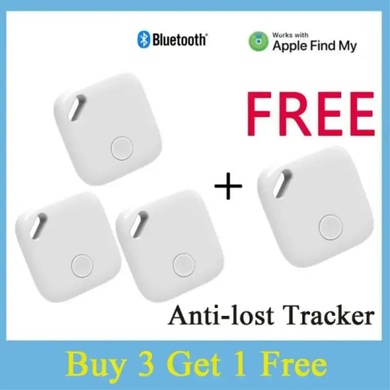 

Bluetooth GPS Tracker Smart Air Tag Mini Child Pet Finder Key Anti-lost Security Alarm Locator For Apple IOS System Find My App