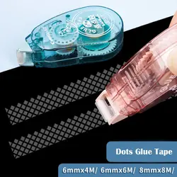 Photo Album Scrapbooking Diary Journal DIY Craft Supplies Dot Glue Roller Tapes DIY Stationery Double Sided Adhesive Tape