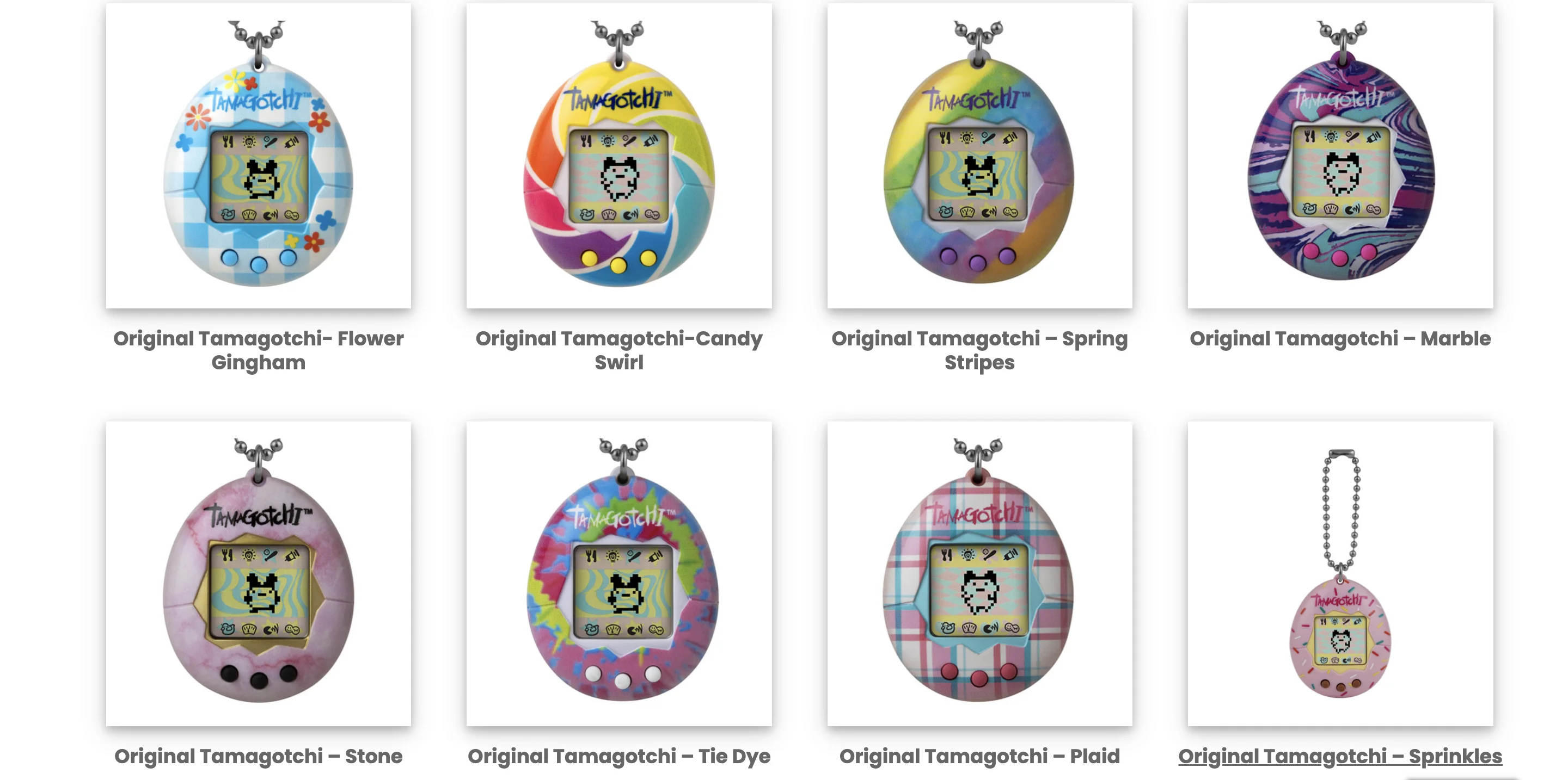 Original Tamagotchi ぬるく Flower たまごっち 紫 GEN2