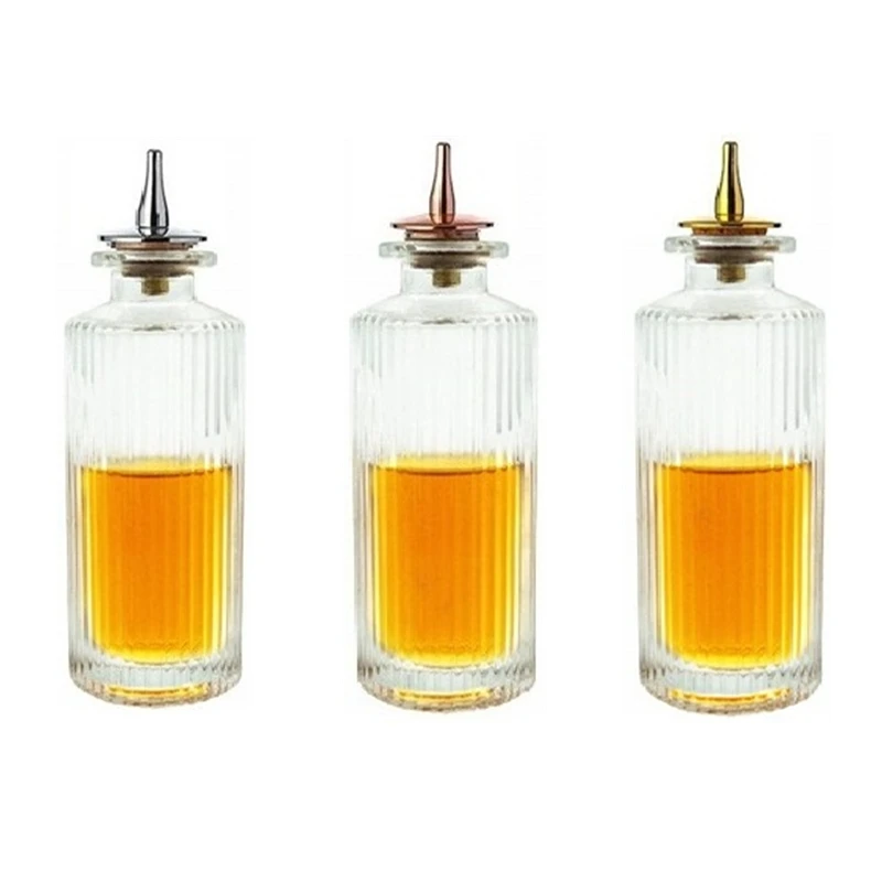 Bottiglia Amara A Colonna Romana Per Cocktail Bottiglia Di Vetro Dahs Da 140Ml Versatore Di Liquori Barware Bartender Kit Accessori Da Bar