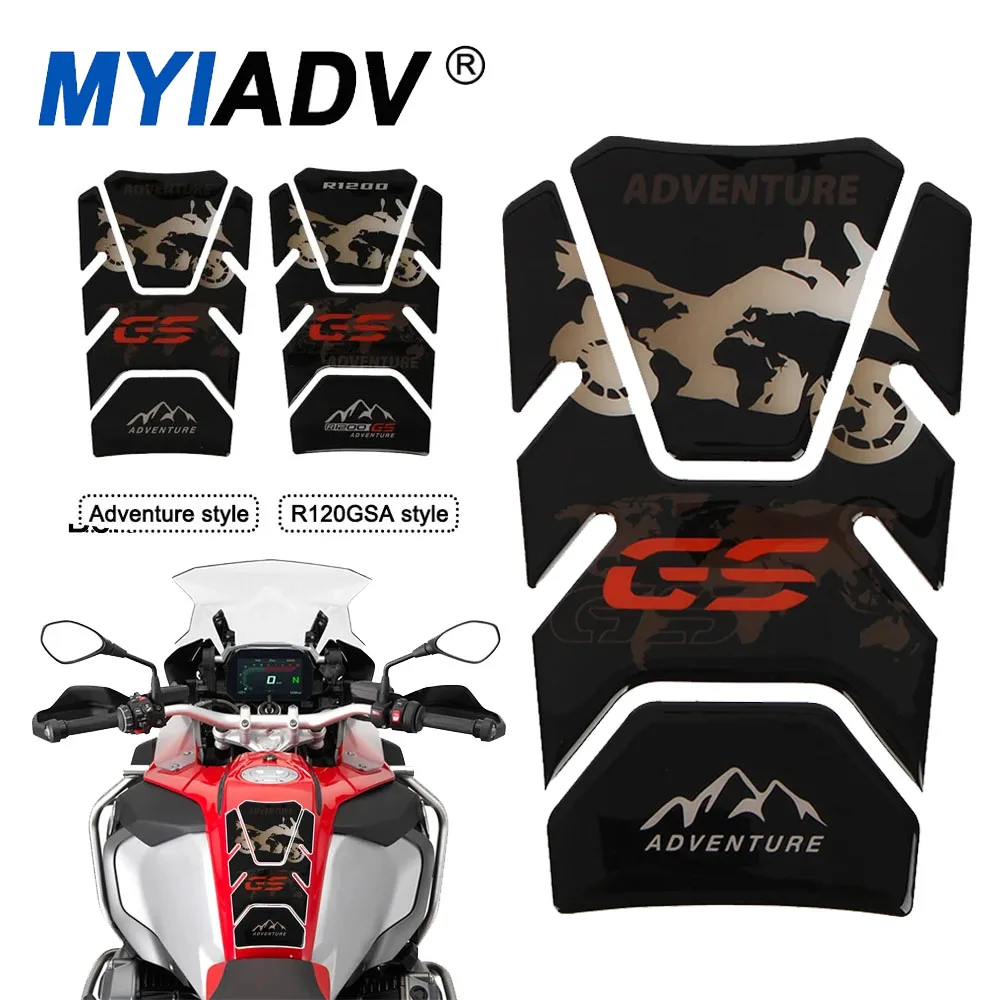 R1200GS Adventure Tank Pad Sticker For BMW R1200 GS  LC ADV R 1200 GSA 2014-2019 Motorcycle Fuel Gas Tankpad Protection Decals