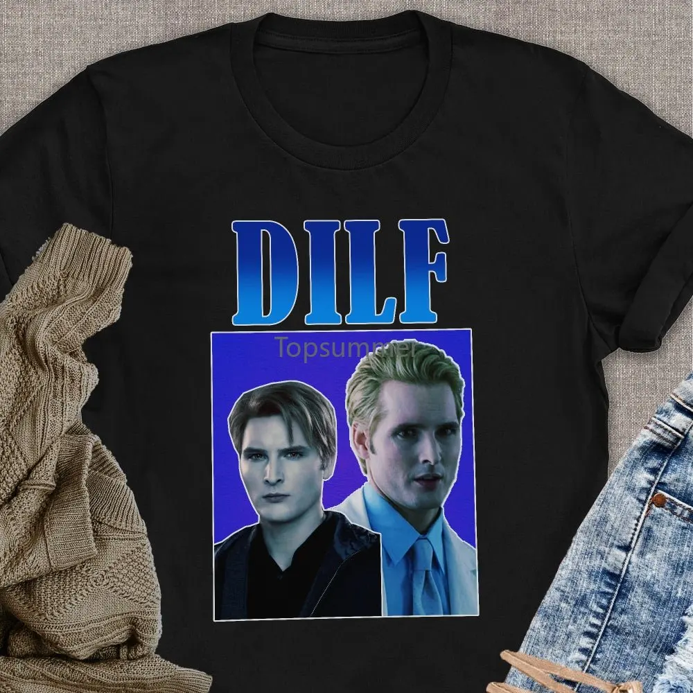 

Рубашка Carlisle Cullen, Оригинальная футболка Dilf, Сумерки Сага, Веерная рубашка