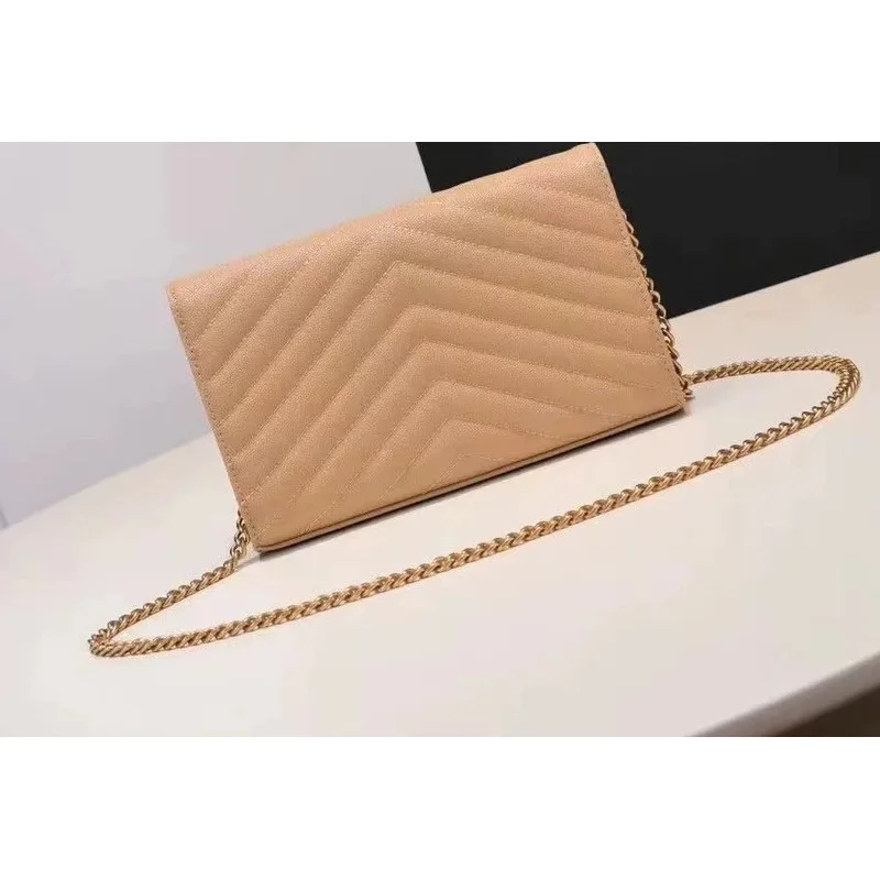 Luxury Brand Women's Cowhide Shoulder Bag Crossbody Y2k Chain Style Handbags for Women Casual High-quality Versatile Messenger