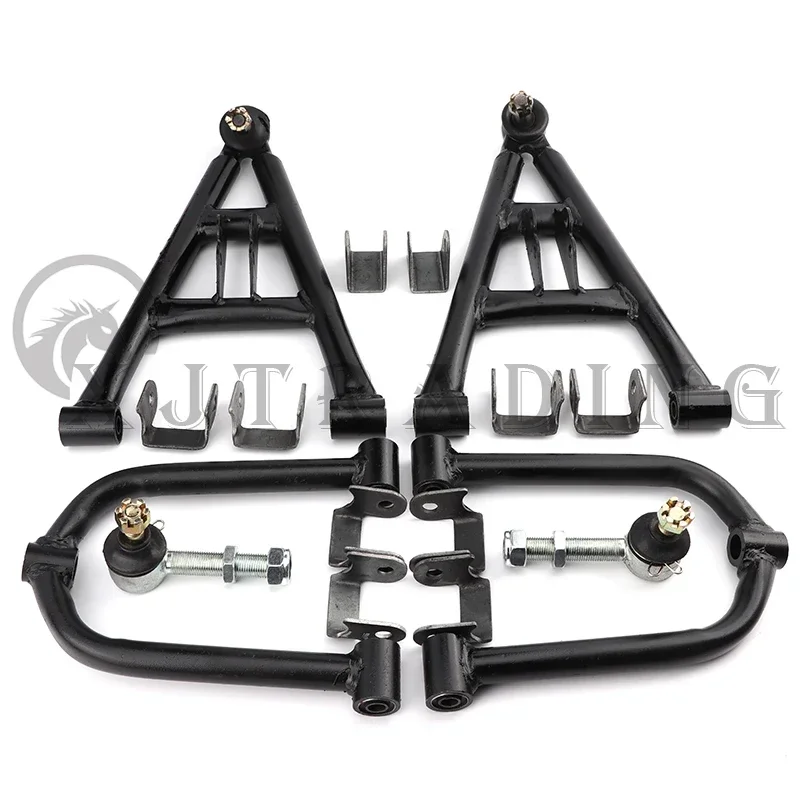 1Set Front Suspension Swingarm Upper/Lower A Arm of China 110cc GY6 150cc 200cc ATV 4 Wheels Quad Bike Buggy Go Kart Parts auto performance parts for bmw 3 series e92 2006 2011 auto suspension rear upper control arm