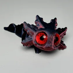 Miniature 3D Printed Salamander with Movable Joints - Realistic Home Décor Animal Figurine & Desk Ornament Gift (F)