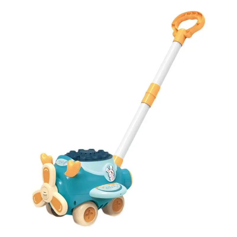 

Bubble Lawn Mower Automatic Push Toys Bubble Blower Machine With Light Music for Children Outdoor Gardening Beach Swimming Toys