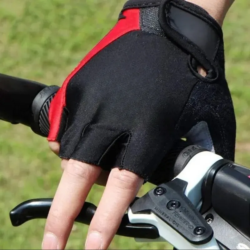 Half Finger Cycling Gloves Men Women Anti Slip Shock Breathable Summer Bicycle Gloves Fingerless Sports Gym Training Bike Gloves 4