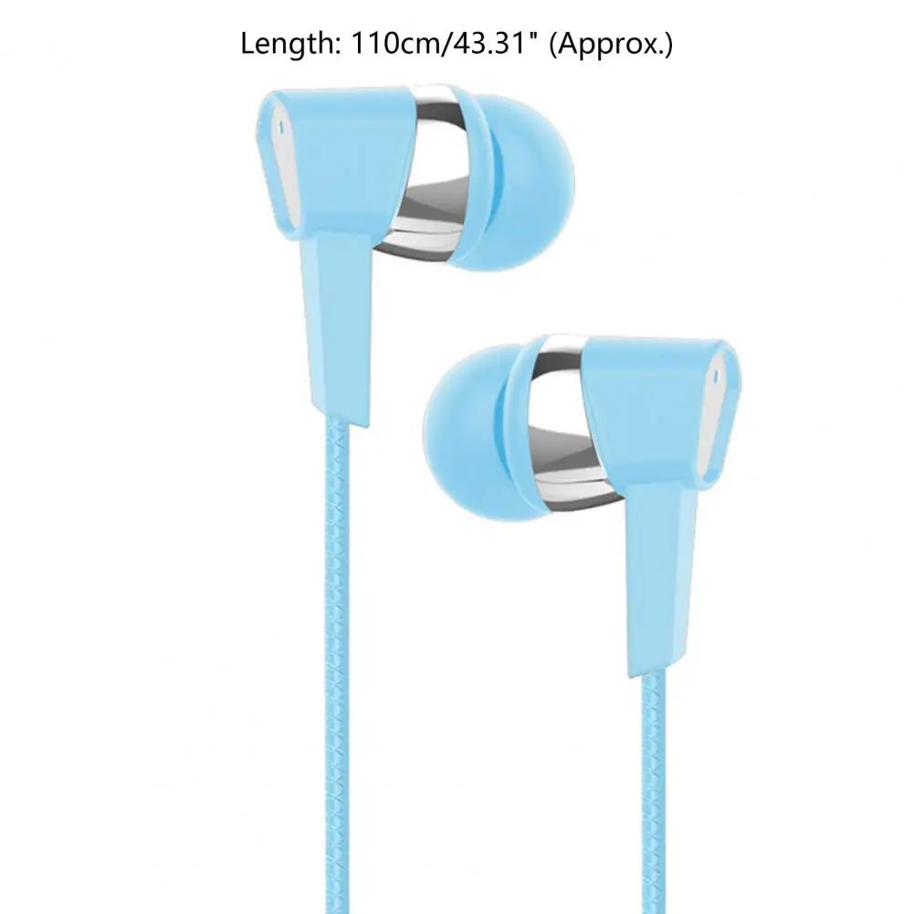 Wired Headphones Heavy Bass In Ear Headphone with Mic Stereo Mobile Earphone Earbuds Wire Game Headset Phone Earphones