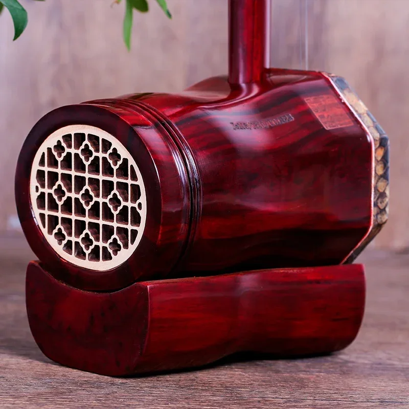 Red sandalwood octagonal Erhu African lobular red sandalwood / rosewood erhu