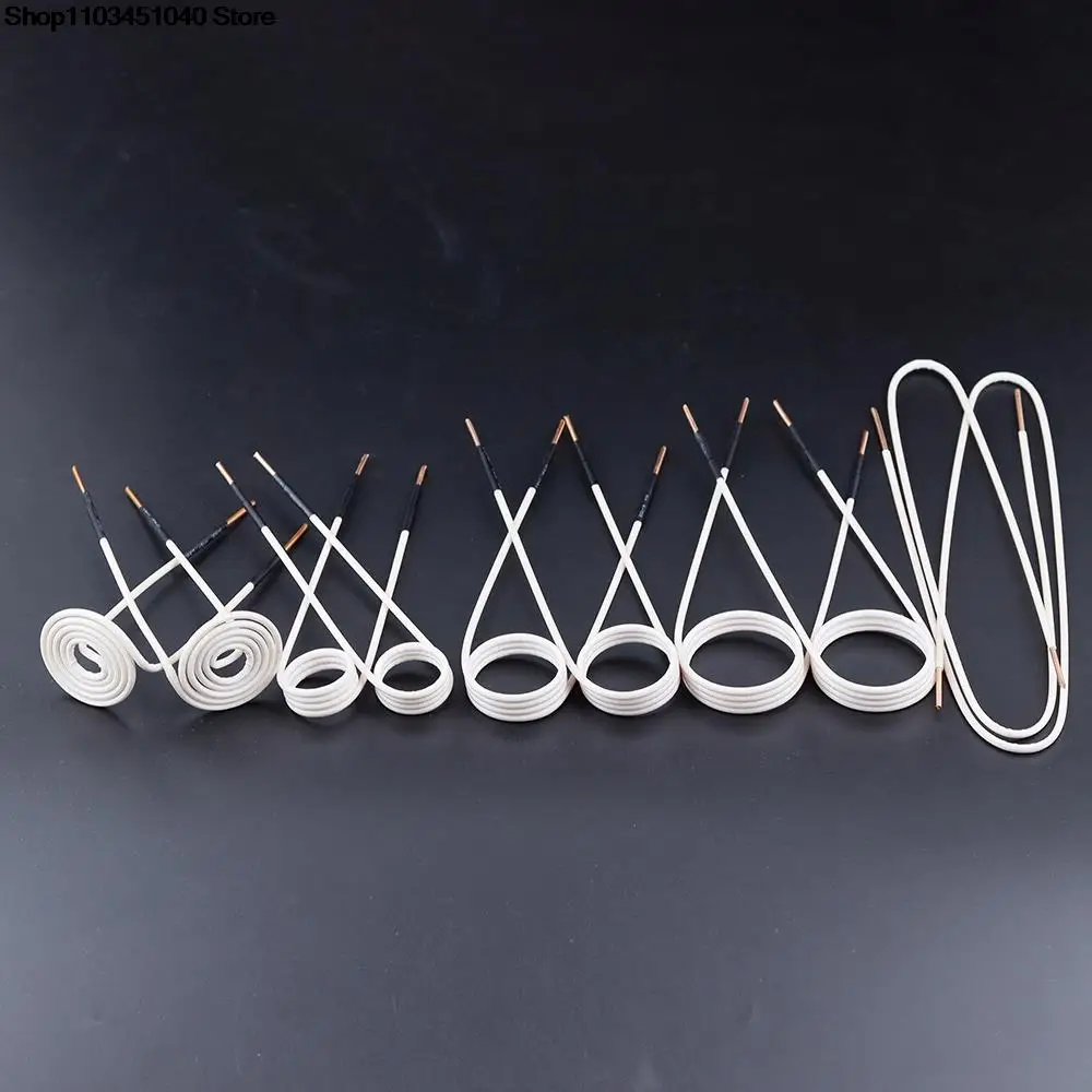 8/10Pcs Mini Magnetic Heater DIY Induction Coils Induction Coil Ductor Magnetic Heater Kit Flameless Heat Accessories