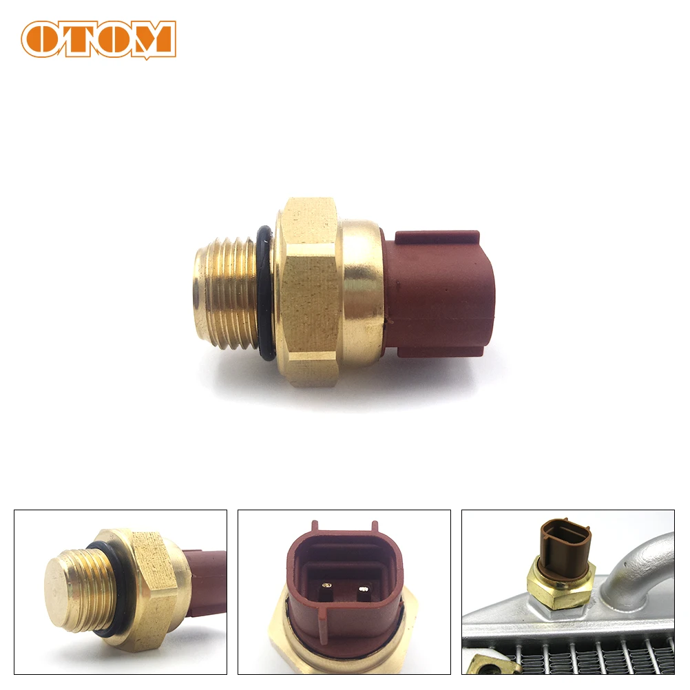 Otom モーターサイクル用温度スイッチ,65/80/85/88 ℃,ラジエーター,スイッチ,ktm,ホンダ,ヤマハ,カワサキ用オートバイ