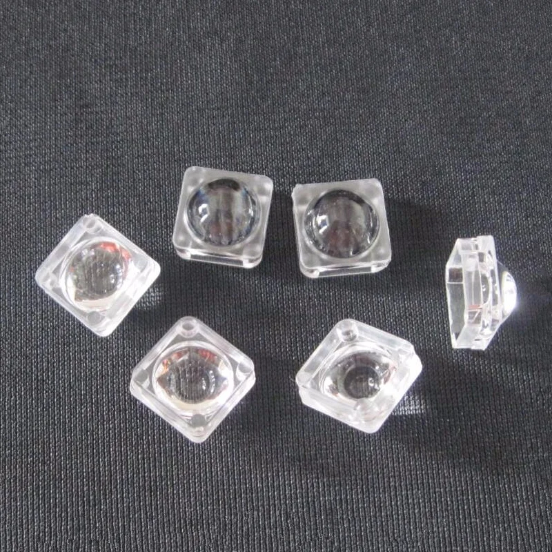 

#AMUN-9.9 High quality 5050 Led Optical Lens, Size 9.9X9.9X6.51mm, 40 degree, Clean surface, PMMA materials